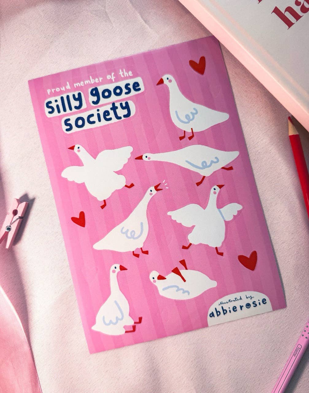 Silly goose society | Sticker sheet