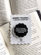 Sorry I'm Busy Kindle & Phone Grip