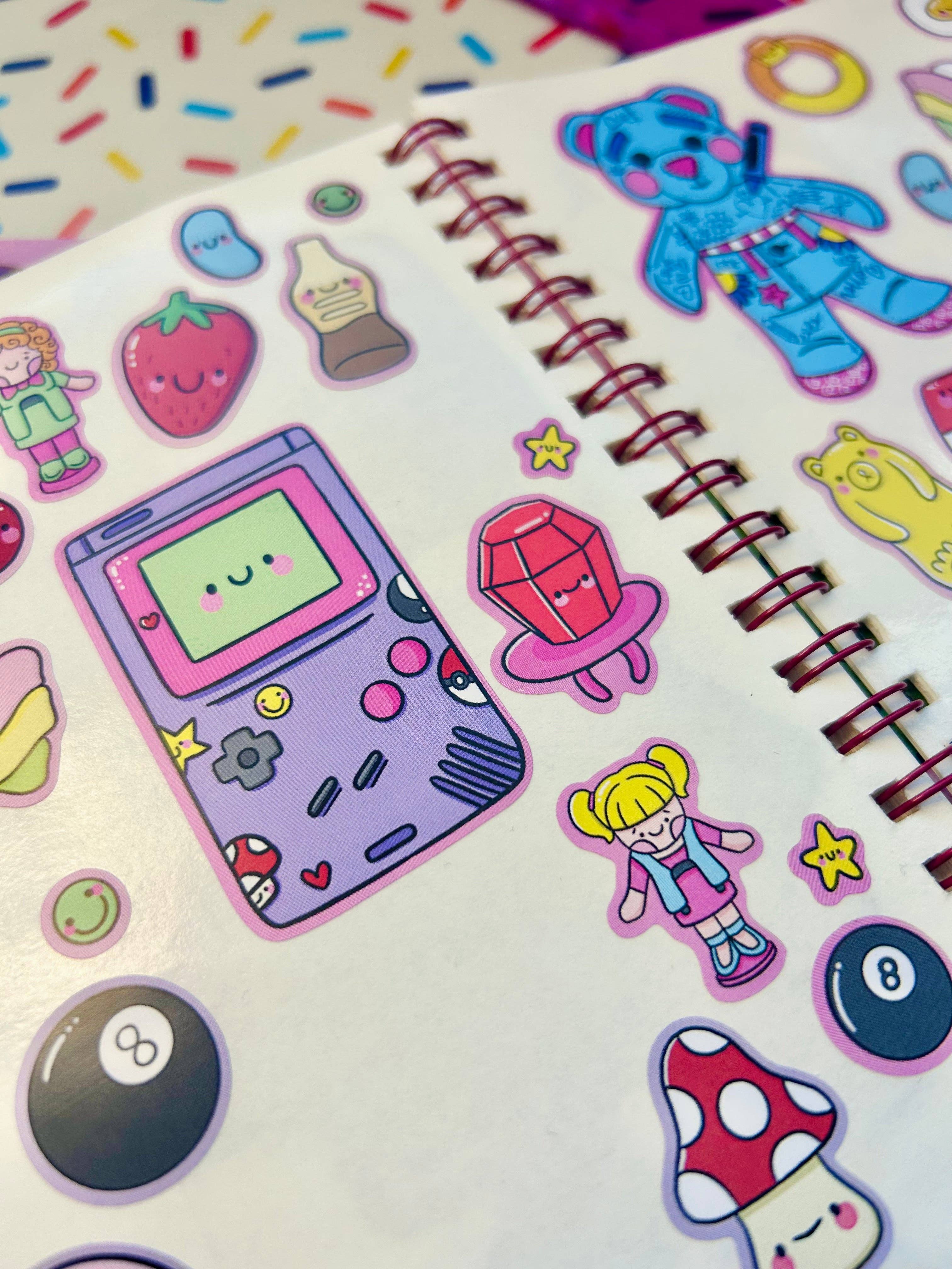 90s Nostalgia - Vinyl Sticker Sheet