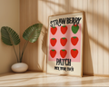Strawberry Patch Art print