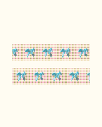 Gingham Bows Washi Tape
