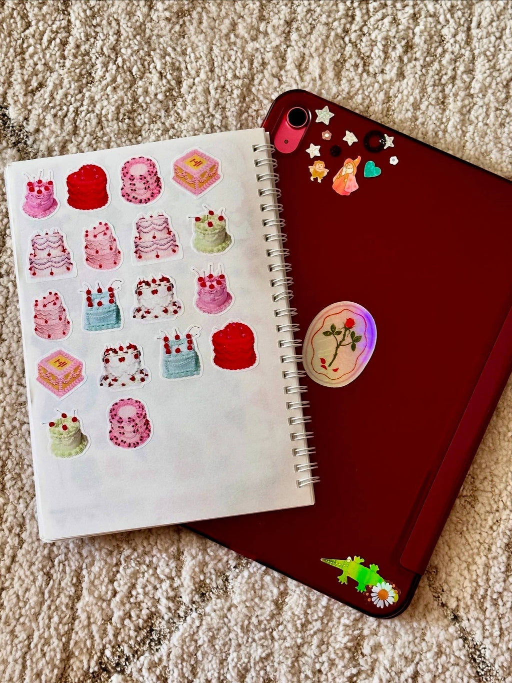 Cakes Washi Flake Stickers