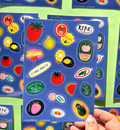 Fruit Stickers Sheet – Cute Vinyl Fruit stickers