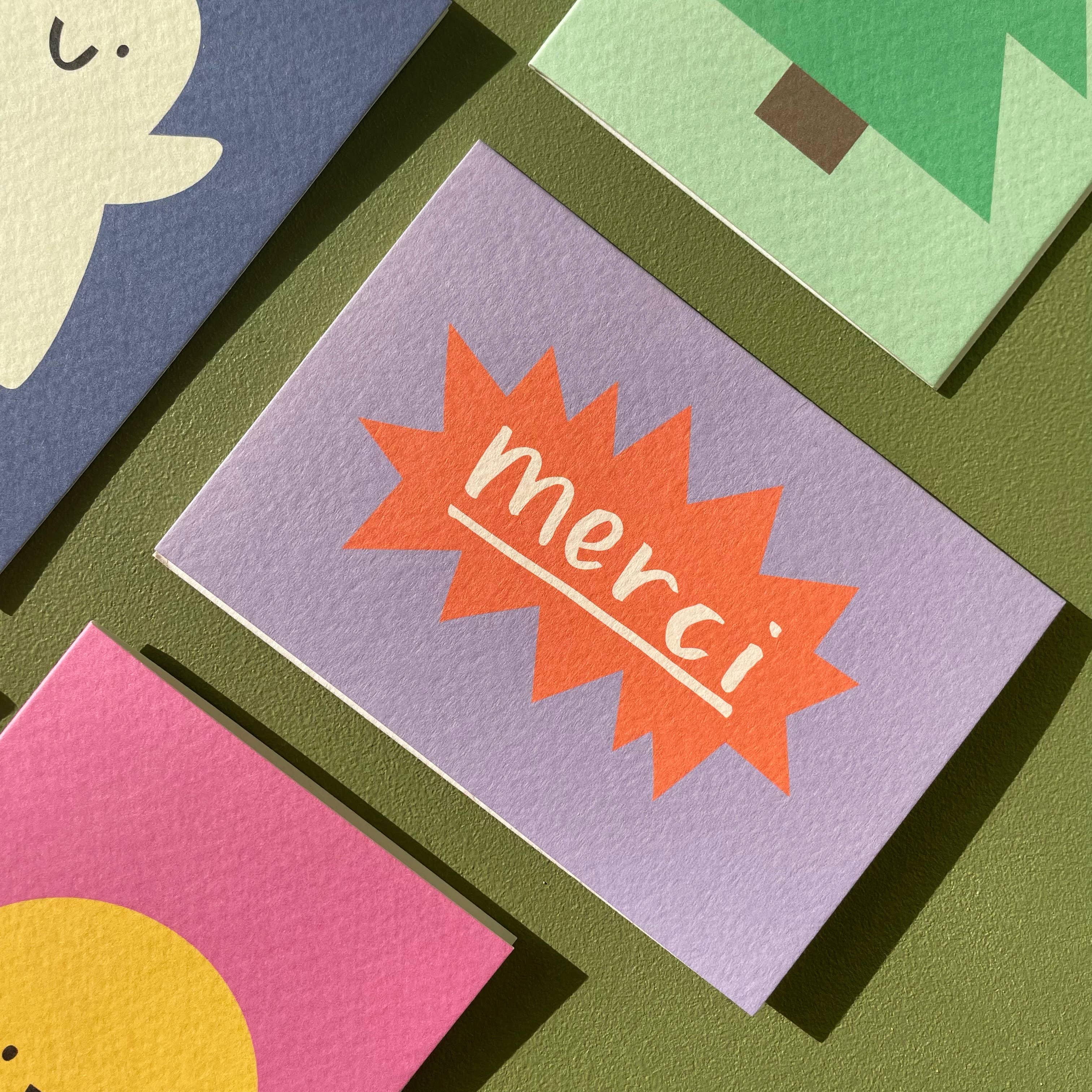 Mini Merci Card - Cute-A7