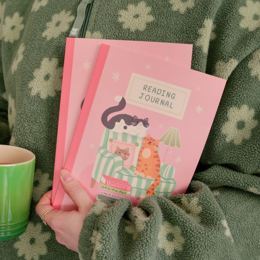 Reading Journal Cats – 50 Page Book Review Notebook