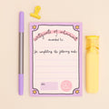 A6 Notepad - Certificate