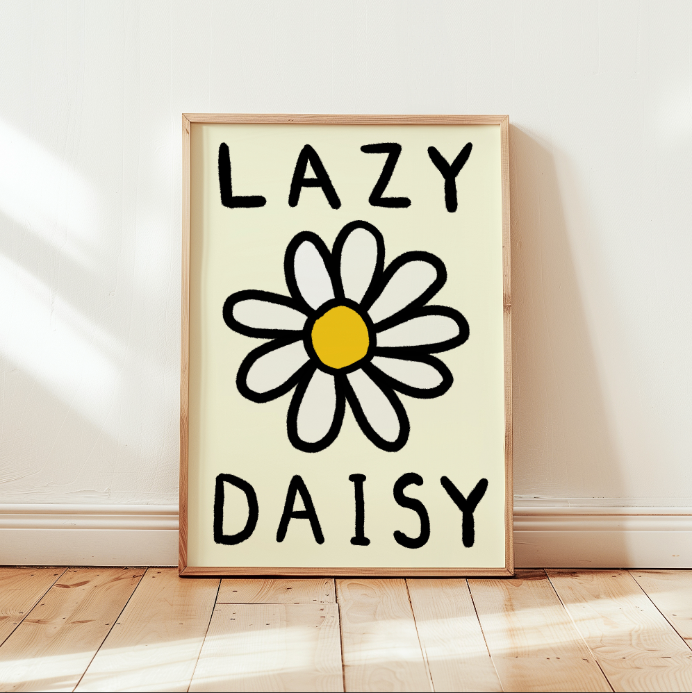 Lazy Daisy Art Print