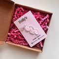 Kindle Charm - Read More Worry Less Worm Pink
