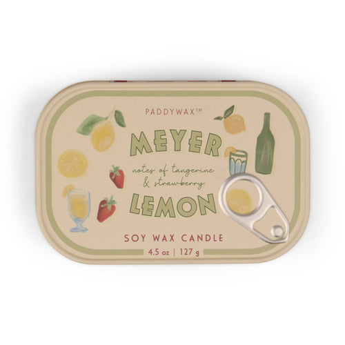 Bistro Lemon Tin Candle - Meyer Lemon