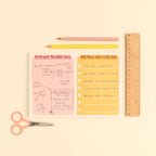 A5 notepad - organise your thoughts