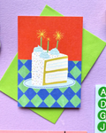 Mini Cake Slice Card