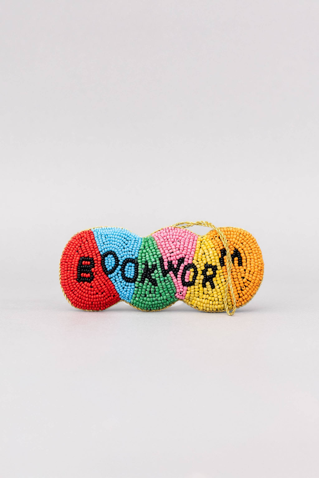 Beaded Ornament, Bookworm