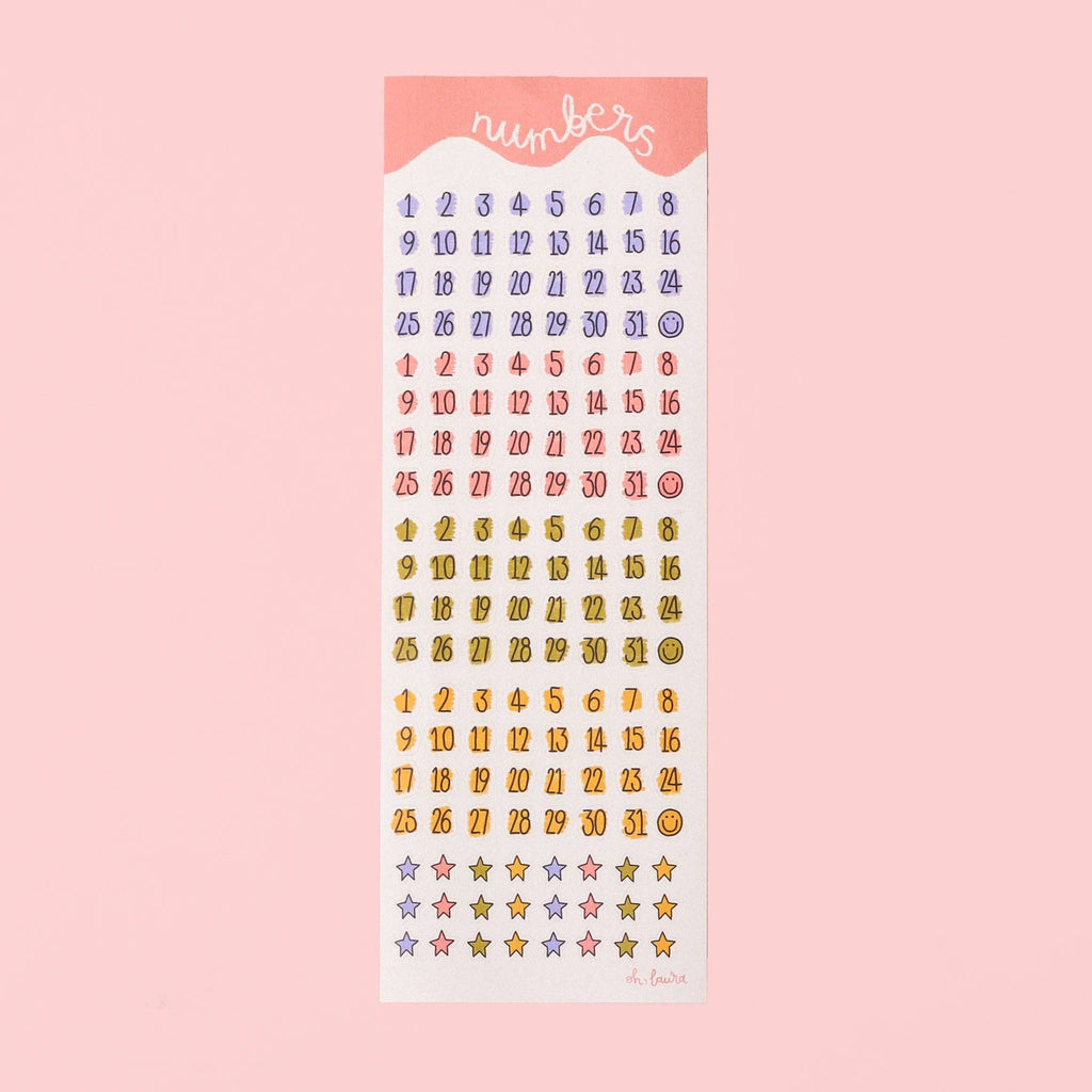 Planner Stickers - Numbers