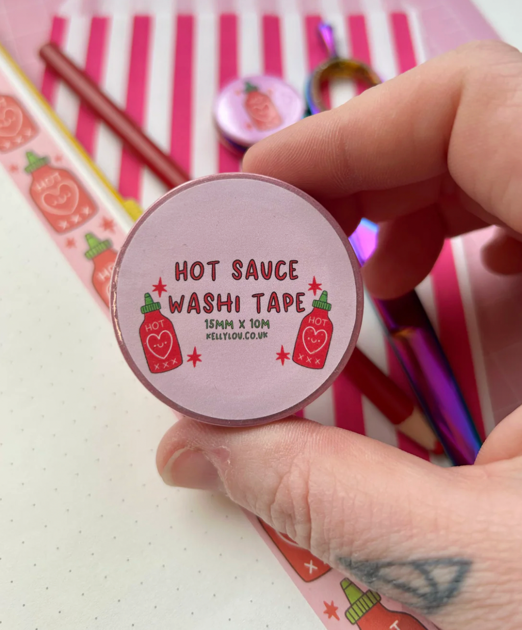 Hot Sauce Washi Tape
