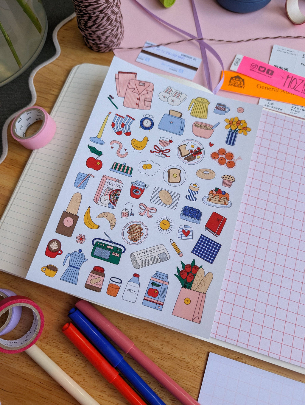 Breakfast Sticker Sheet