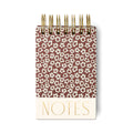 Chunky Notepad - Burgundy Groovy Floral