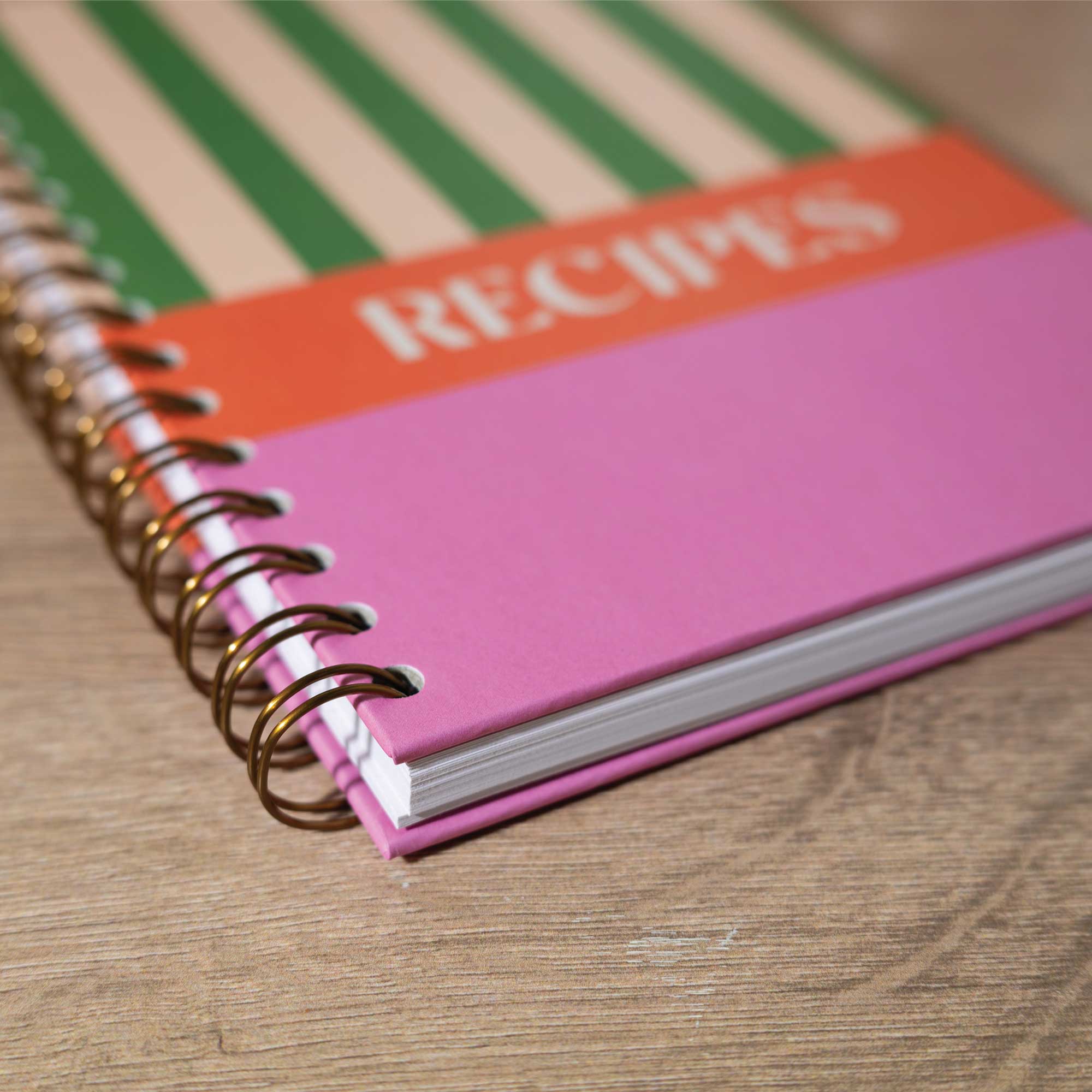 Recipe Book Journal A5 | Cabana Stripe | Hardcover