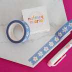 Daisy Checker Gingham Washi Tape