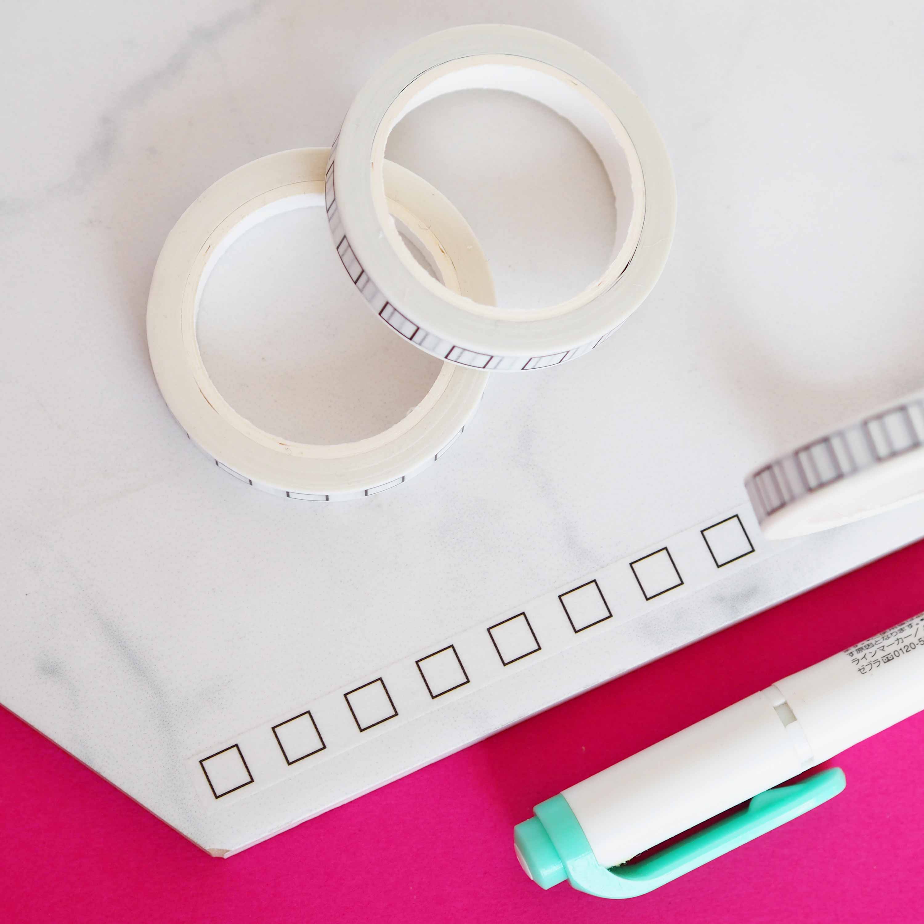 To Do List Checkbox Washi Tape