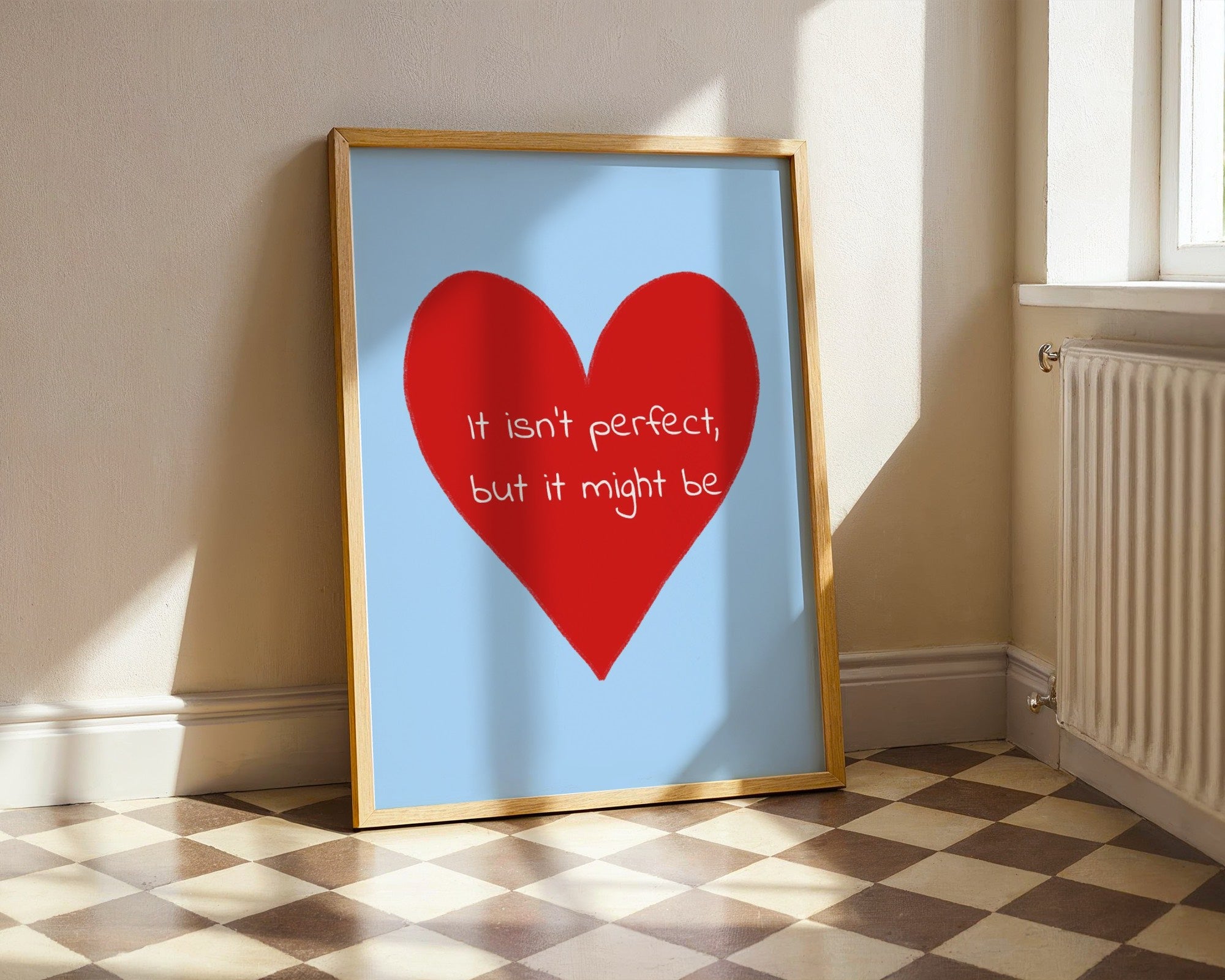 It Isn’t Perfect, But It Might Be Art Print