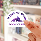ACOTAR house of wind book club sticker -  officially licensed by Sarah J. Maas