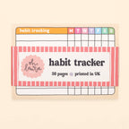 A6 Habit Tracker Notepad