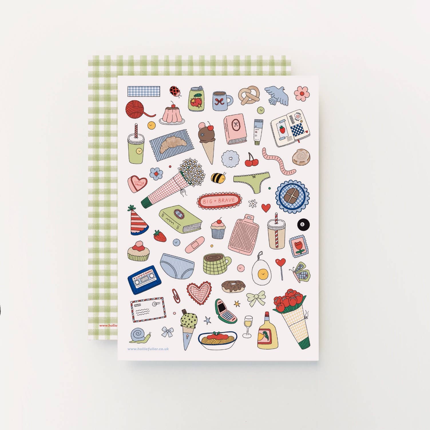 Brave Girl Sticker Sheet