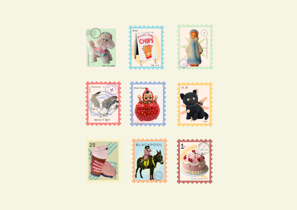 Stamps Washi Flake Stickers