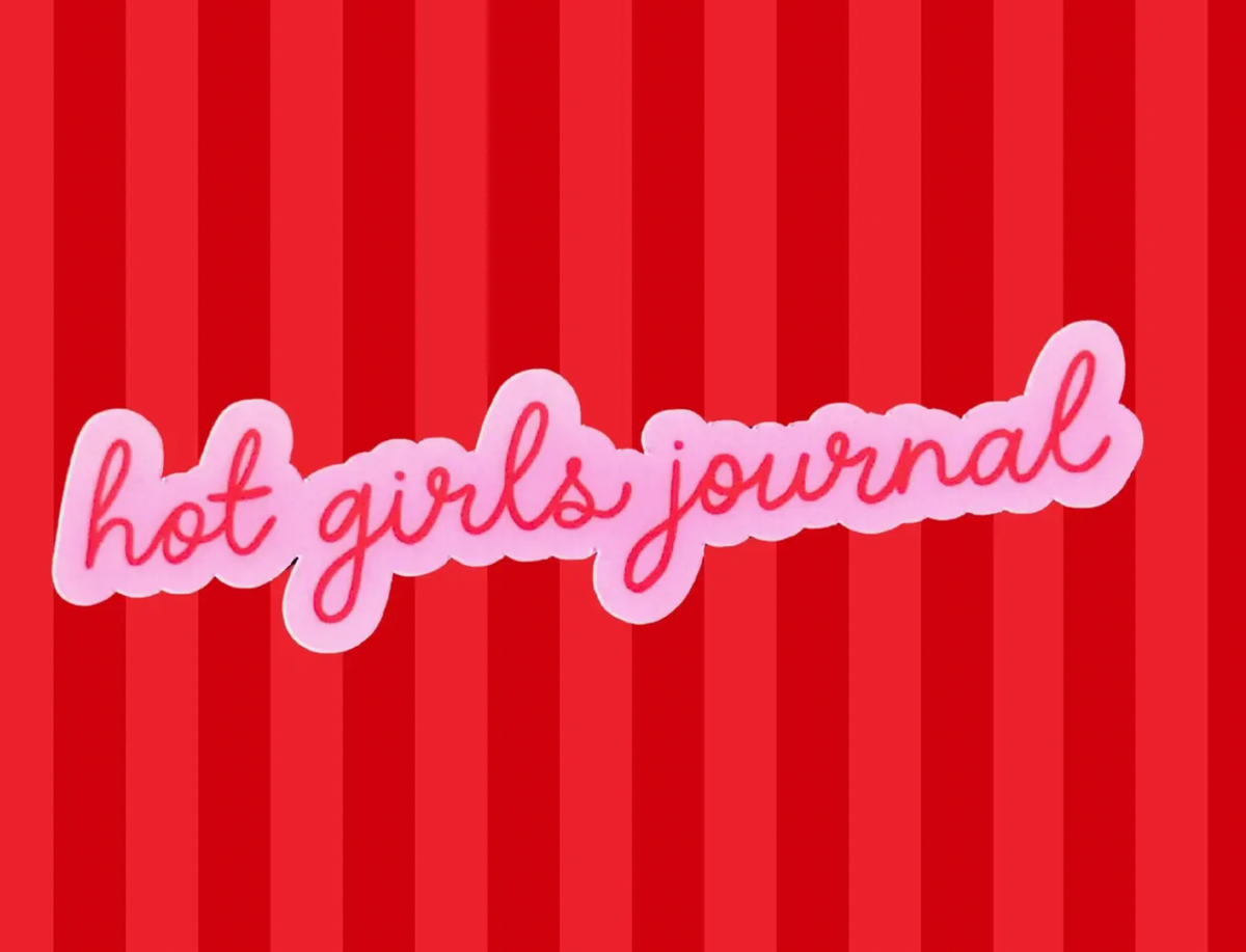 Hot Girls Journal Vinyl Sticker