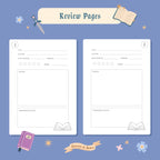 Reading Journal Dragon, Cosy Quest – 50 Book Review Notebook