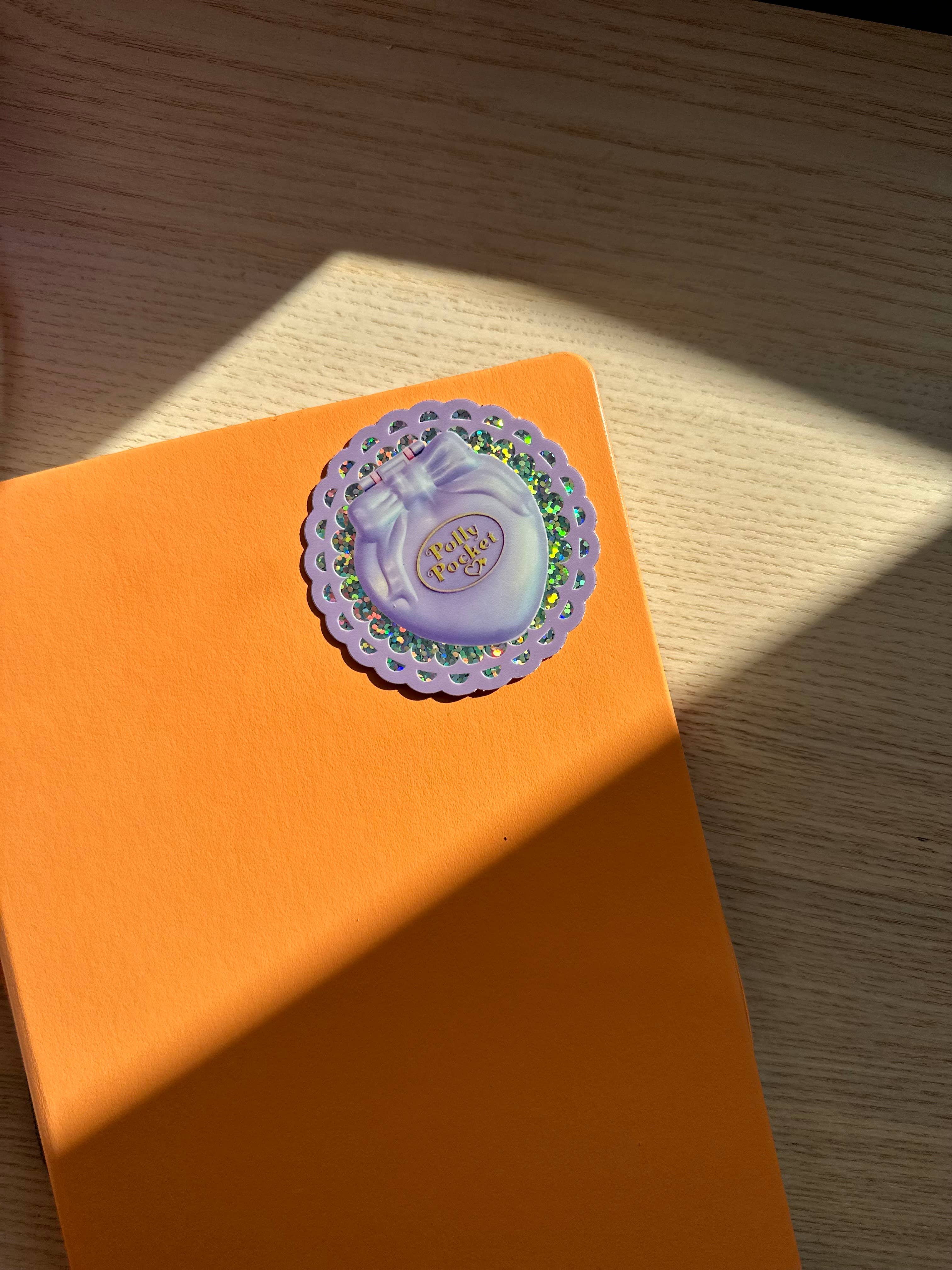 Polly Pocket Glitter Vinyl Sticker