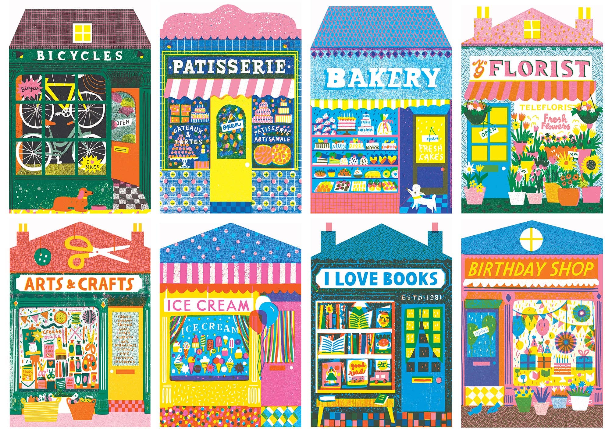 Shops - 1,000 Piece Jigsaw Puzzle