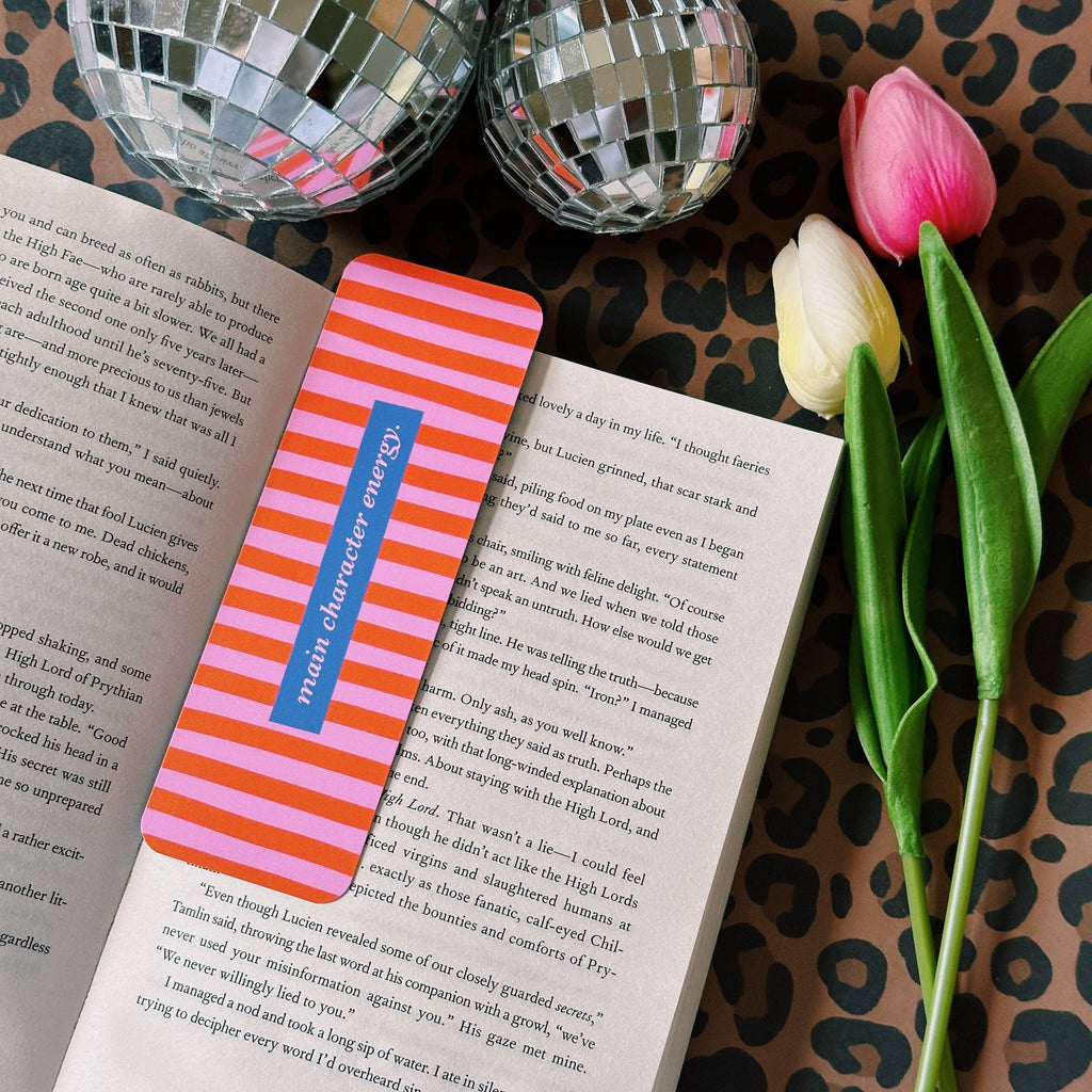 Main Character Energy Bookmark