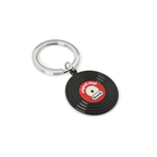 Black Vinyl Record Keyring