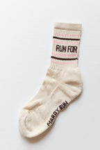 "Will Run For a Cini Bun" MBAC sports socks