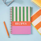 Recipe Book Journal A5 | Cabana Stripe | Hardcover