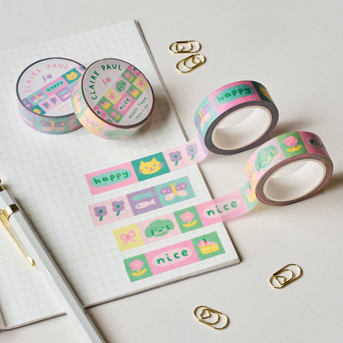 Happy Charms Washi Tape