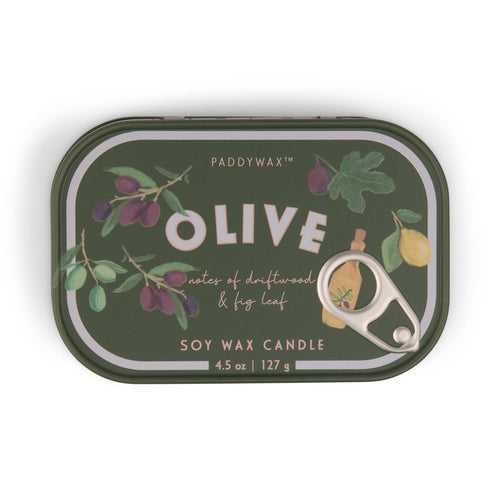 Bistro Olive Tin Candle - Fig  Olive
