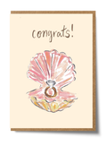 Congrats Ring in Shell