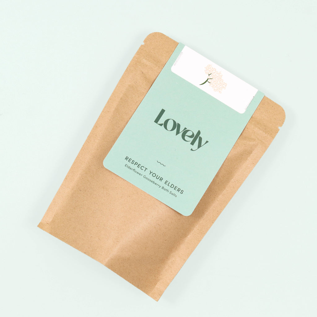 Bath Salts - Respect Your Elders -Elderflower and Gooseberry