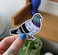 Pigeon Vinyl Sticker Glossy