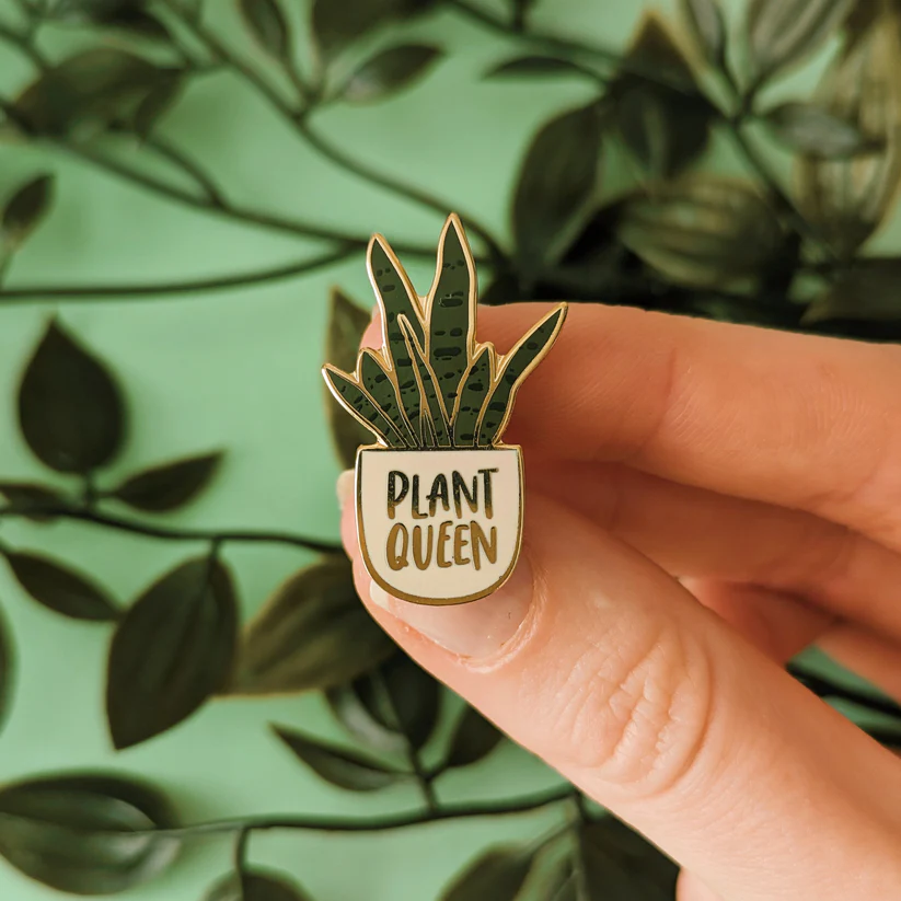 Plant Queen Enamel Pin