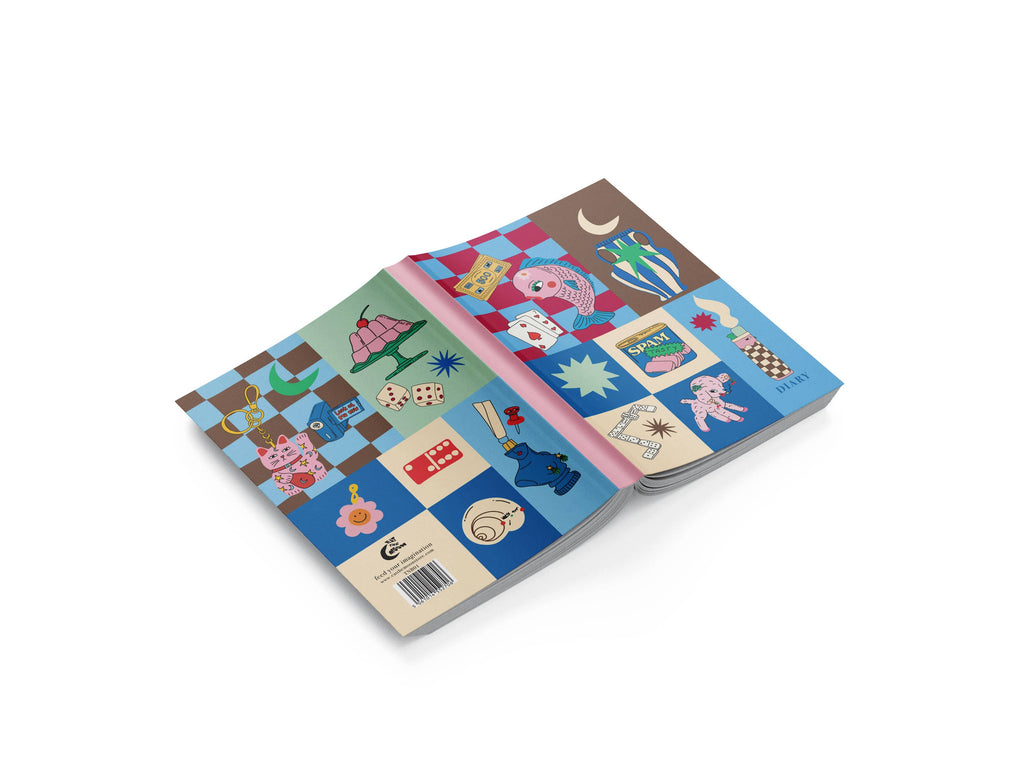 Undated Pocket Diary 2025/2026 | Mini A6 Daily Planner