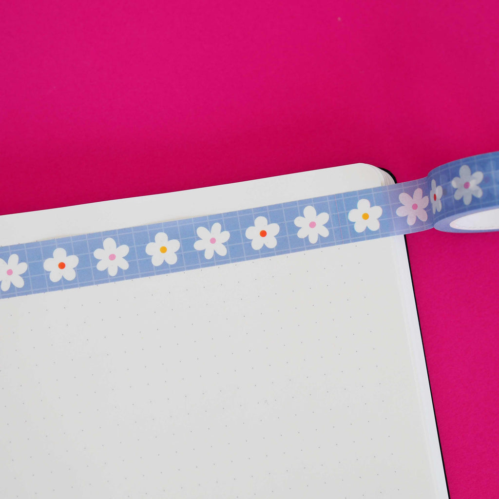 Daisy Checker Gingham Washi Tape