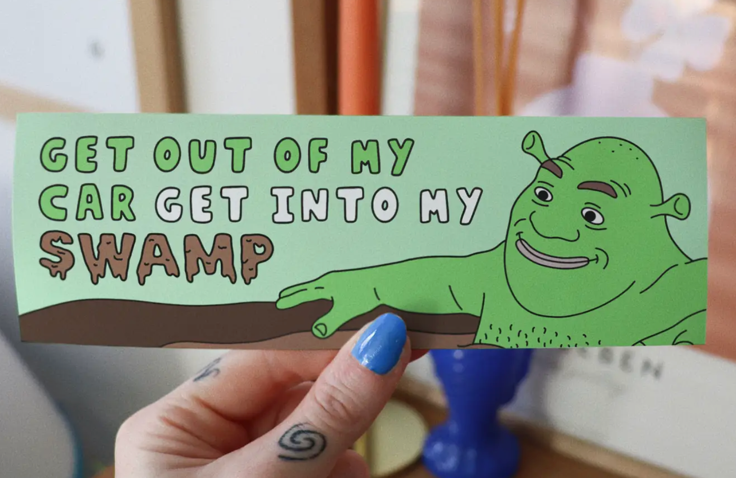 Shrek Bumper Sticker