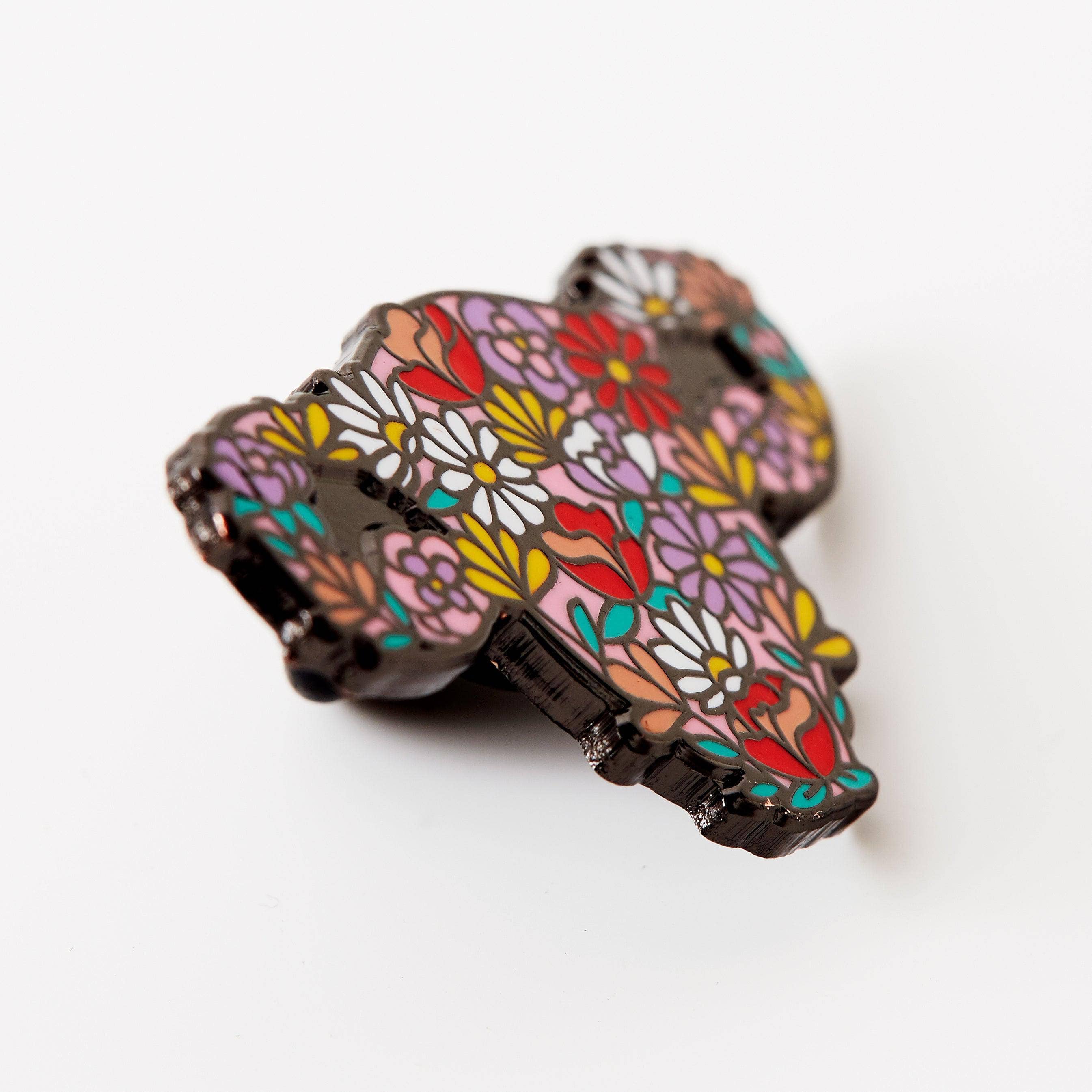 Floral Uterus Enamel Pin