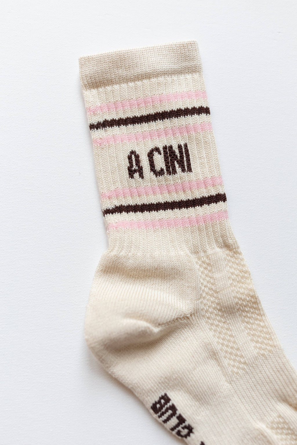 "Will Run For a Cini Bun" MBAC sports socks