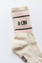 "Will Run For a Cini Bun" MBAC sports socks