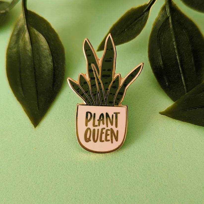 Plant Queen Enamel Pin