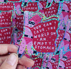 Anti Diet Glitter Sticker